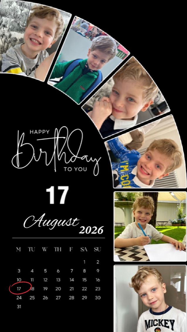 Birthday 17 August 