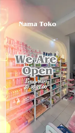 Toko sudah buka