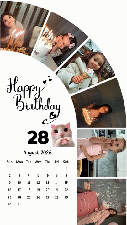 HBD 28 AGUSTUS 2026