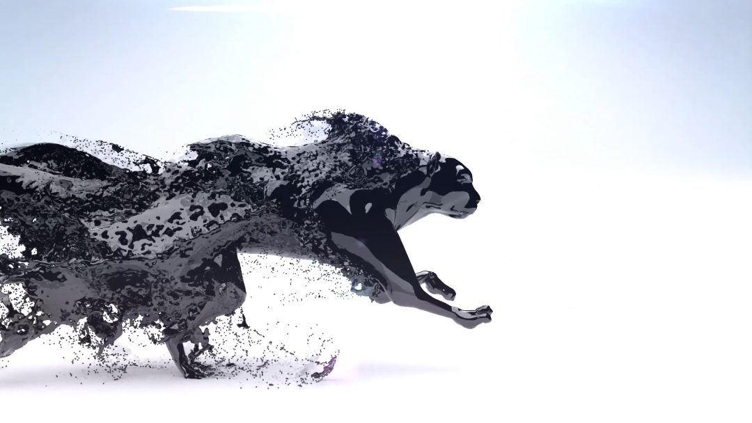 Clean panther intro