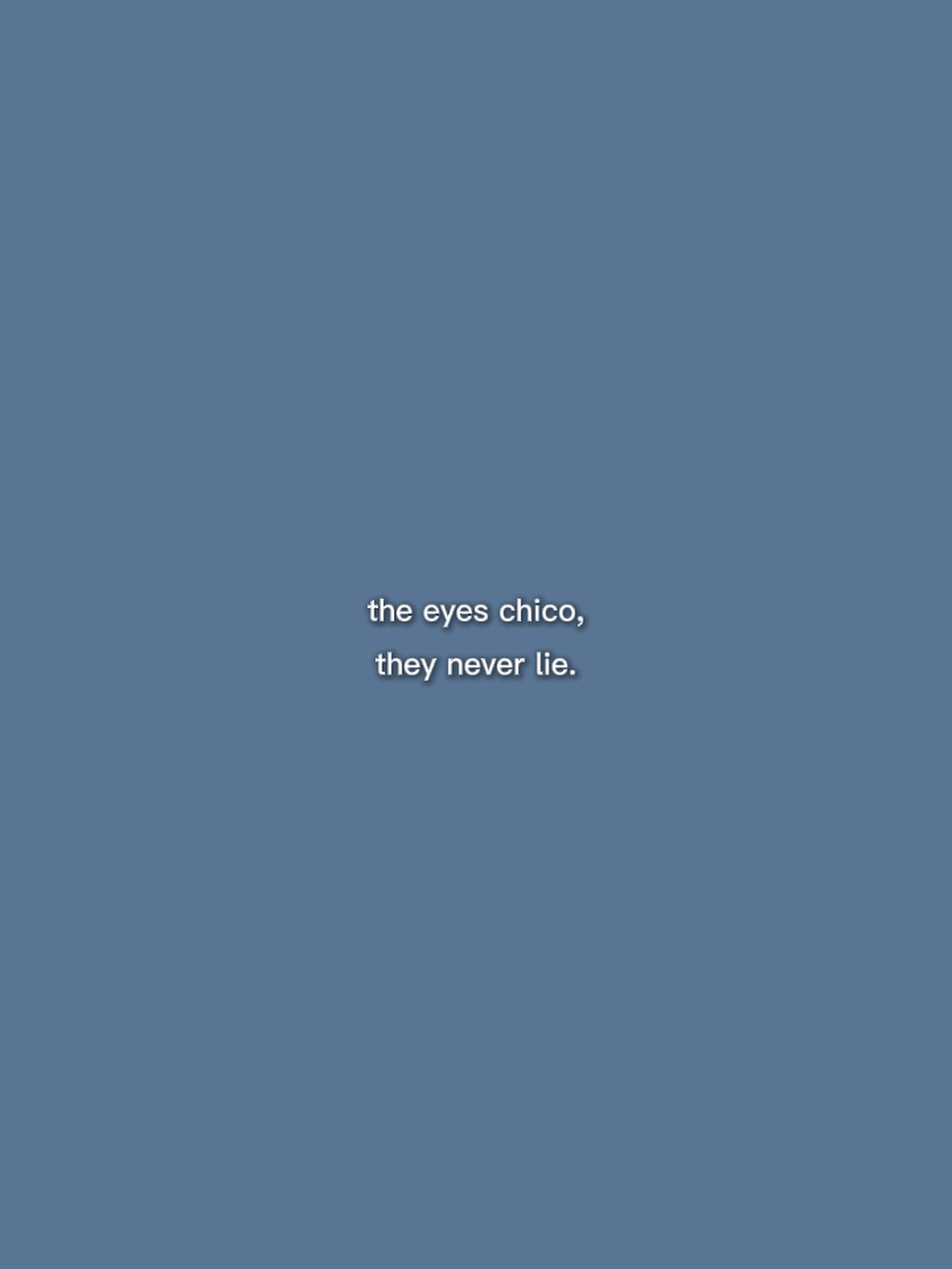 les yeux ne mentent jamais