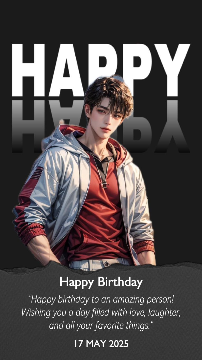Joyeux anniversaire garçon