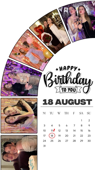 Birthday 18 August