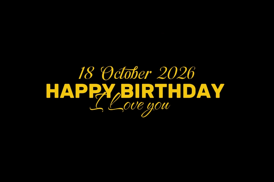ULANG TAHUN 18 OKTOBER 