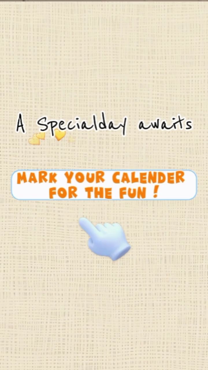 Un día especial espera