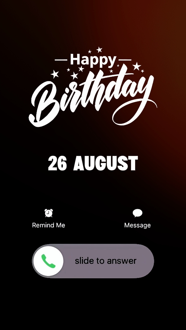 26 august birthday 