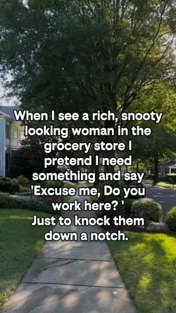 When I see a rich