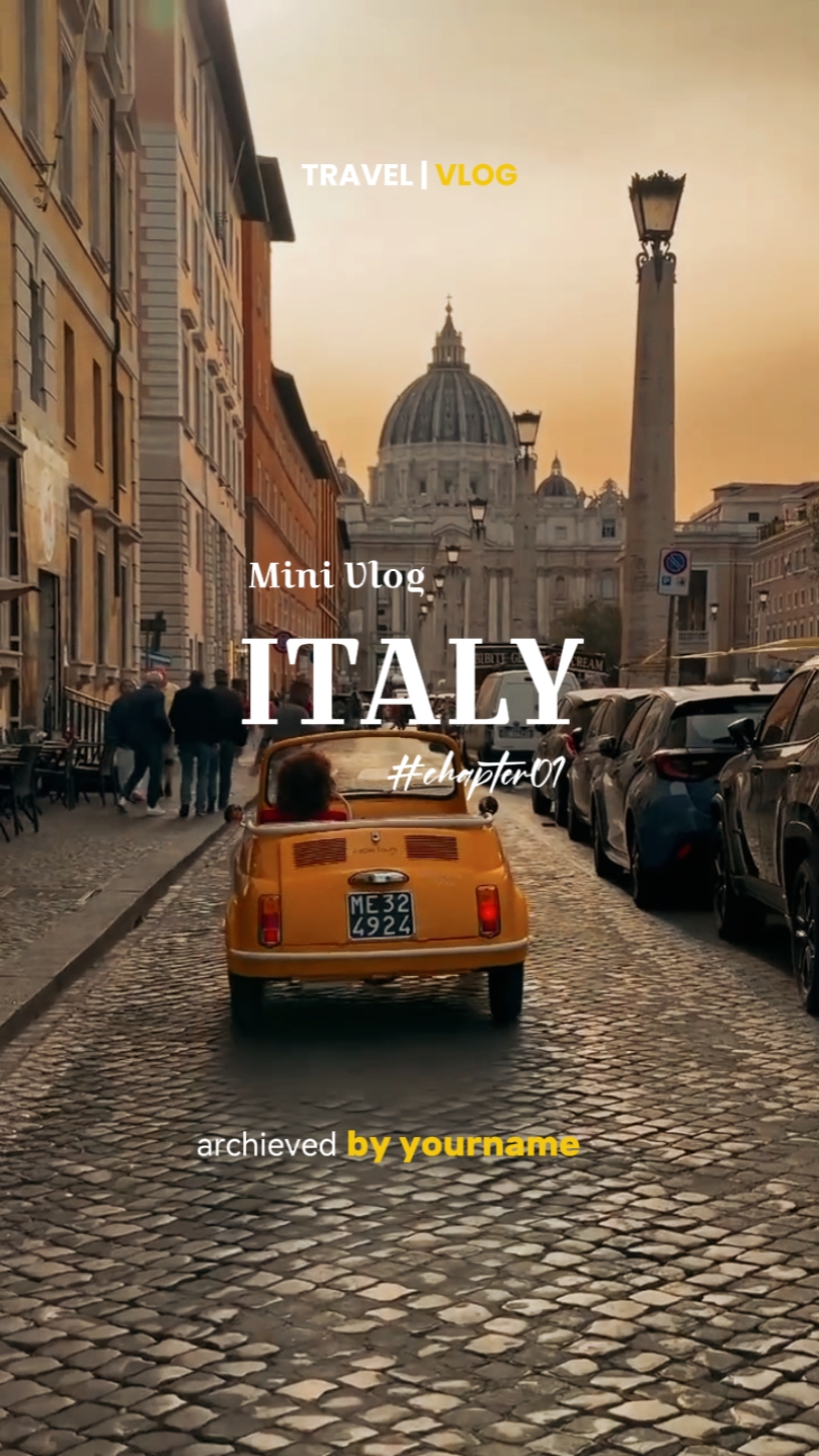 Vlog en Italie