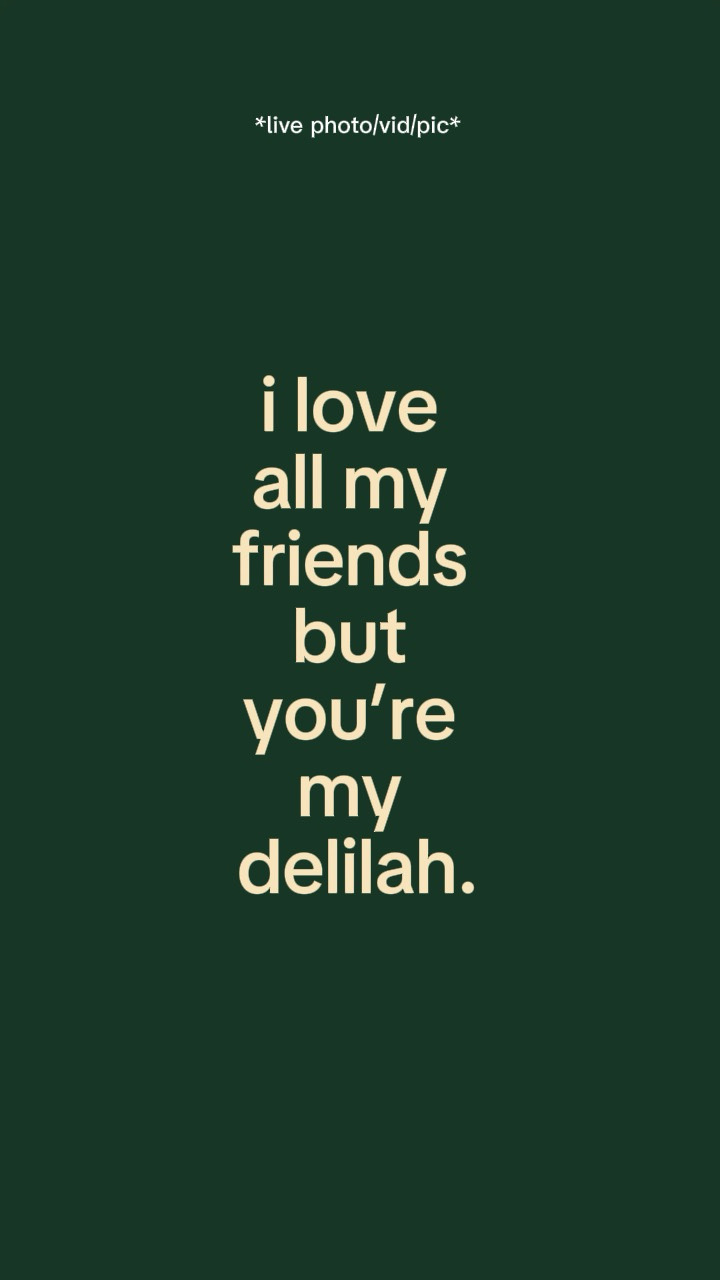 J'adore tous mes amis