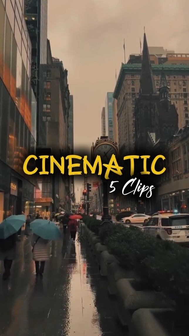 5 Mga Clip Cinematic 