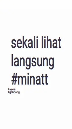 LANGSUNG MINAT