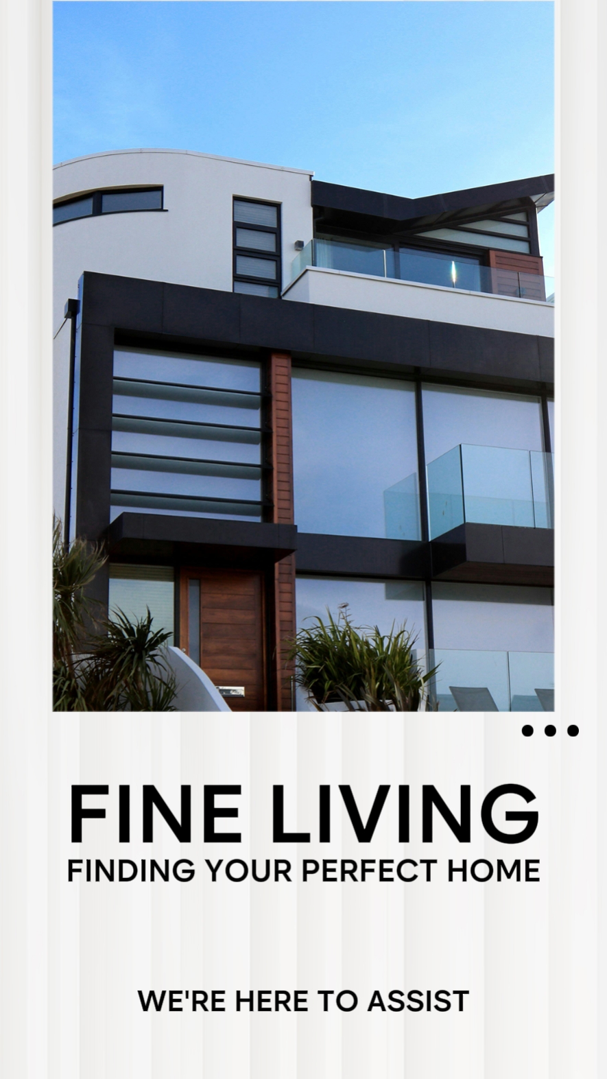 Plantillas de negocios de estilo minimalista de la industria inmobiliaria
