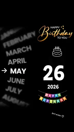 hbd 26 may 2026