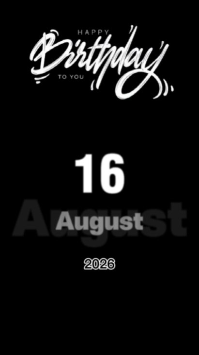 HBDMygirl16August