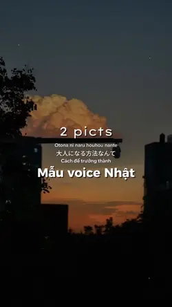 Mẫu voice Nhật