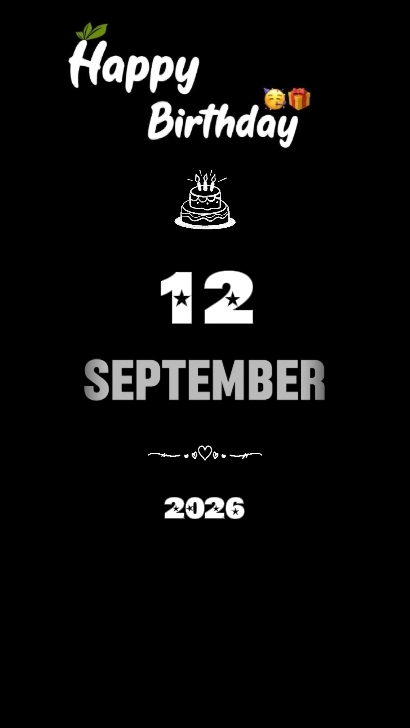 HBD SON 12 EYLÜL