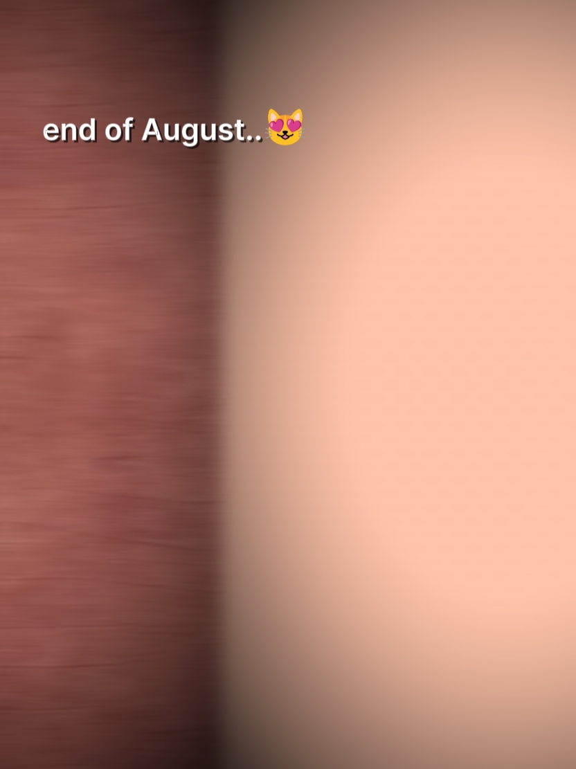 end of August 