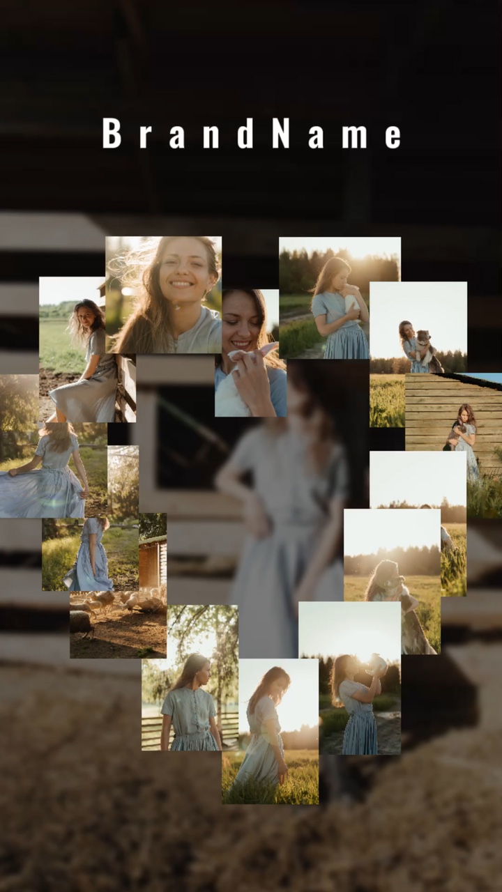 Promoción de espectáculo de ropa de mujer