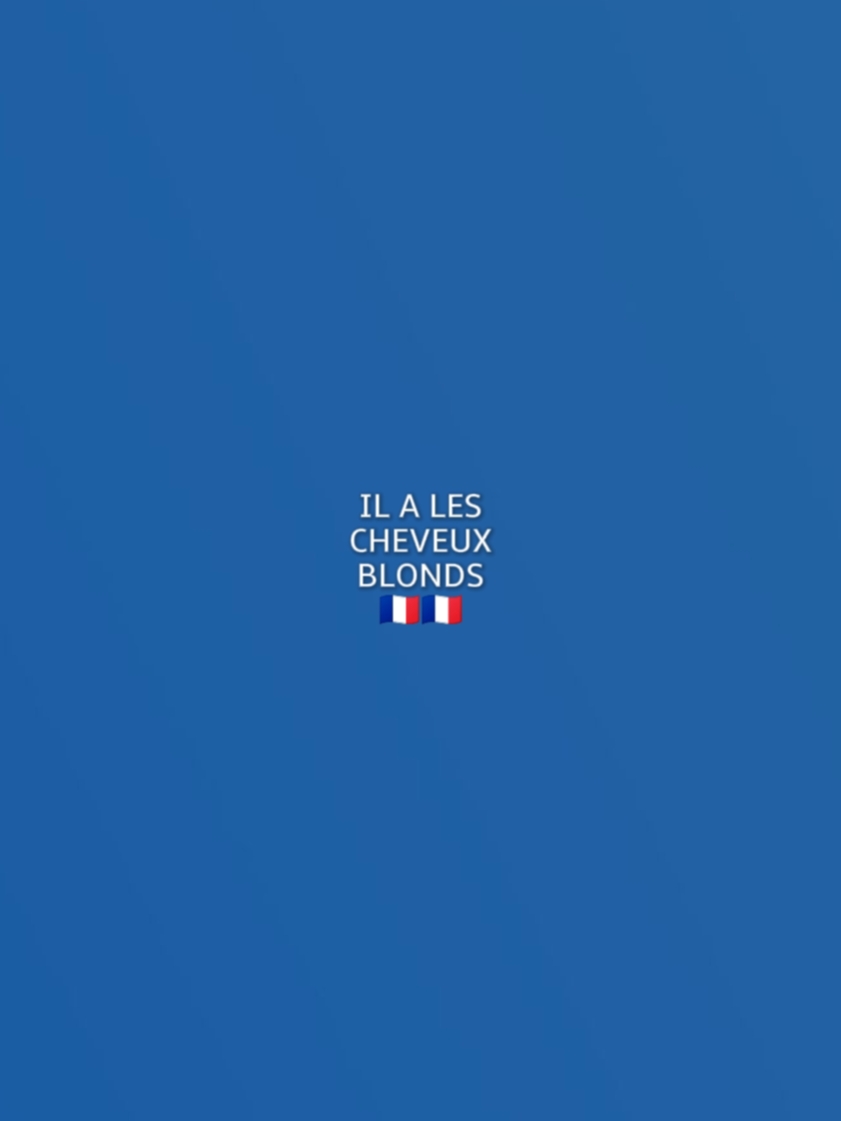 il a les cheveux
