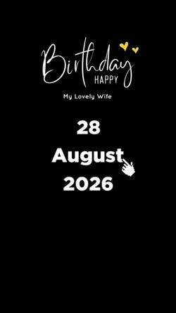 HBD WIFE 28 AUGUST