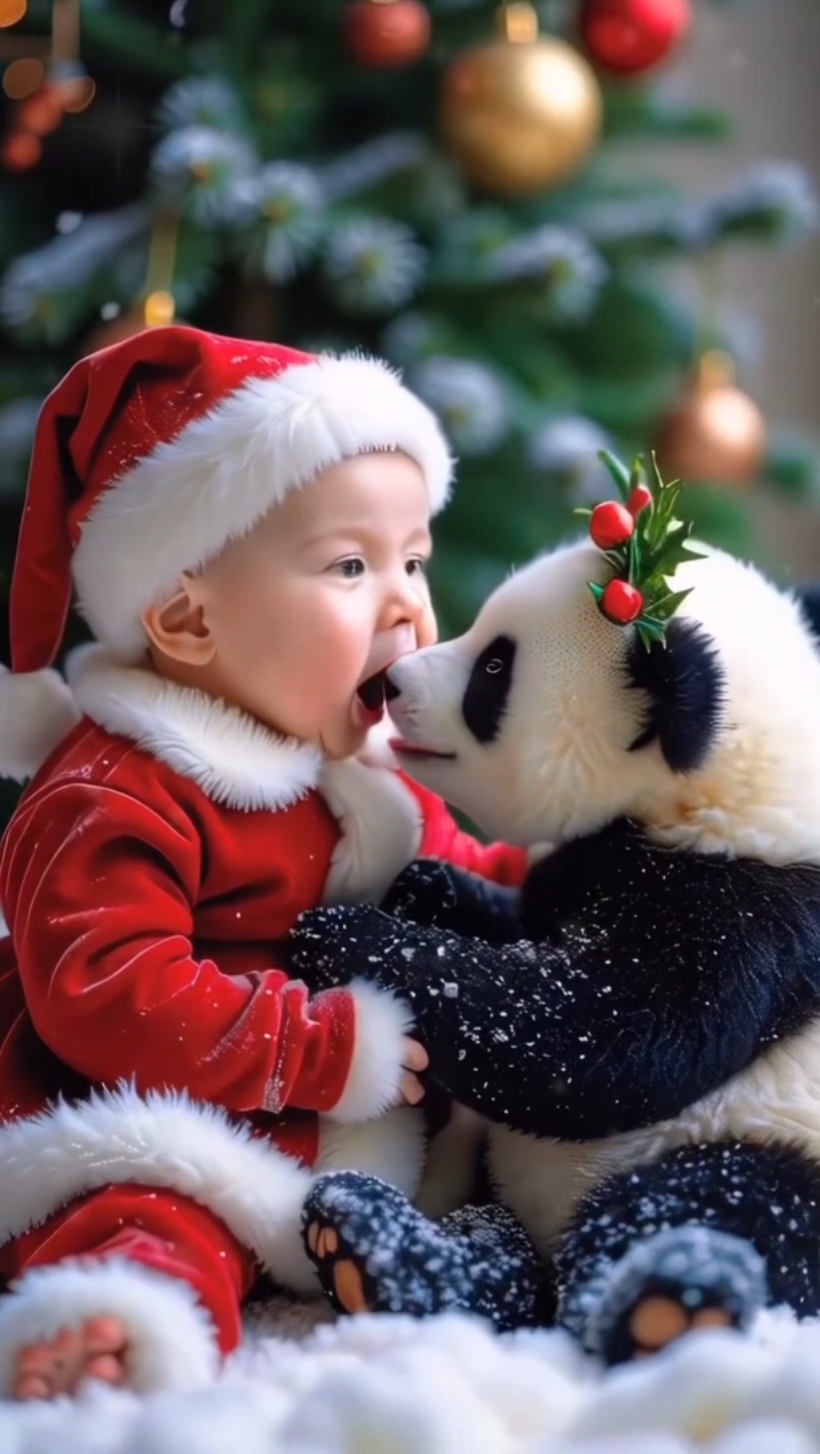 sevimli küçük santa