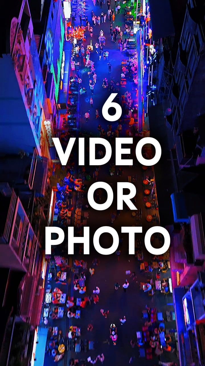 6 vídeo ou foto 