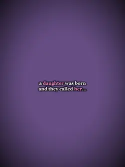 Adaughterwasborn