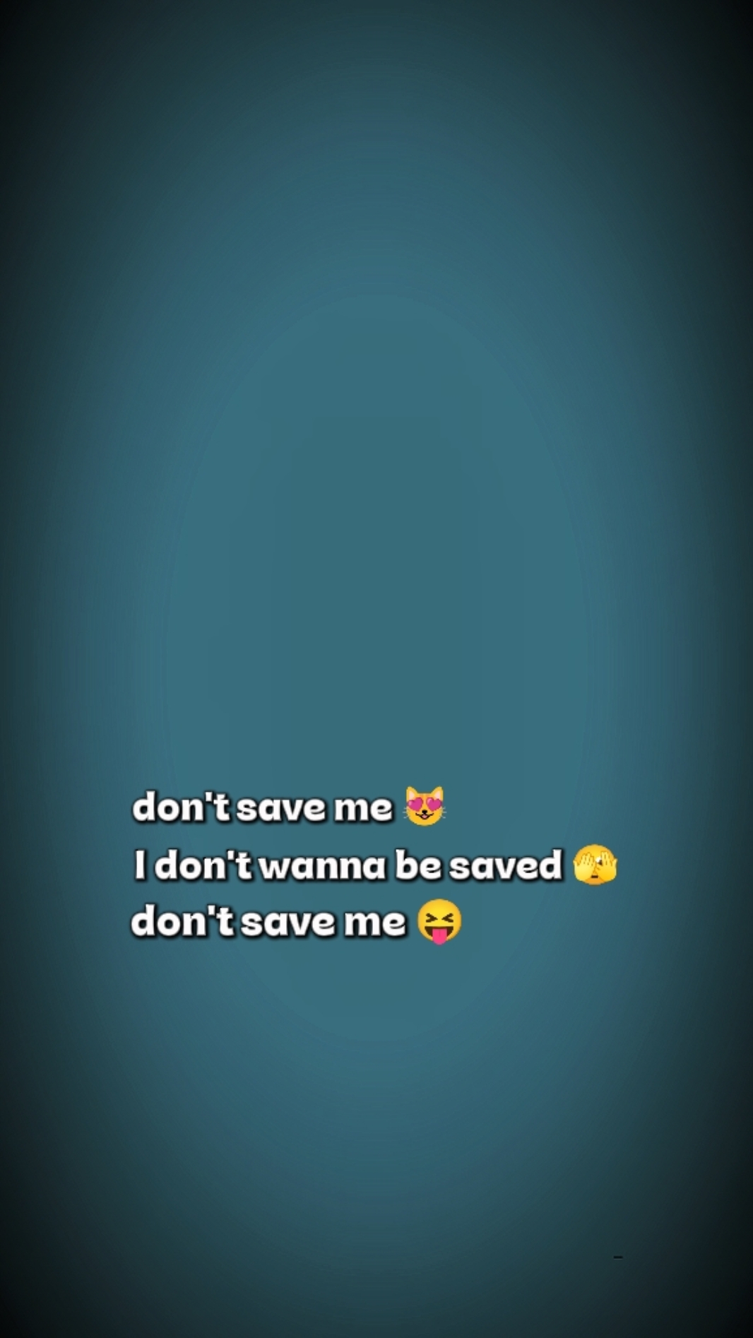 Trend Don't save me