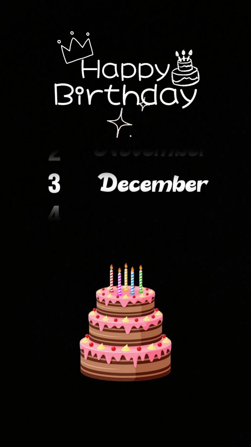 selamat ulang tahun 3 desember