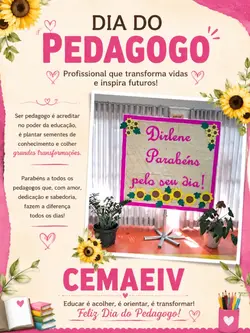 Dia do pedagogo