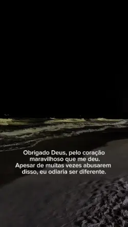 obrigada Deus