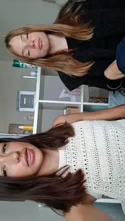 brune blonde duo