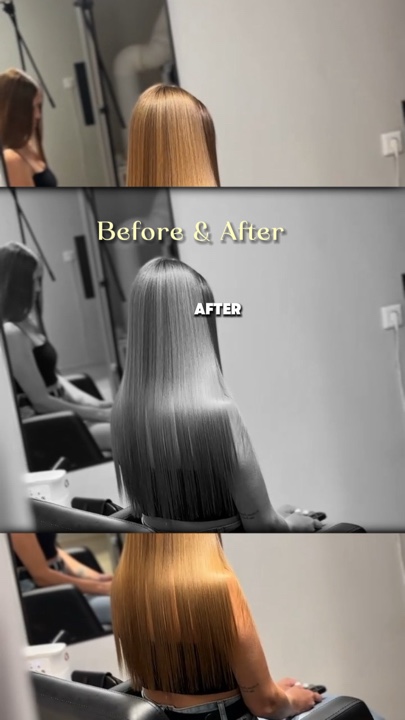 Antes y después del cabello