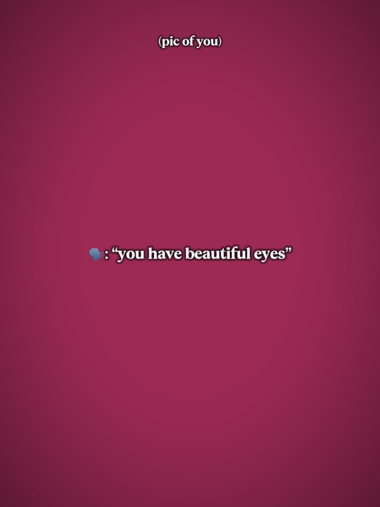 mes yeux?