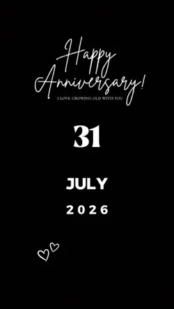 ANNIV 31 JULY