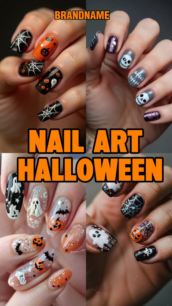 Arte De Uñas De Halloween