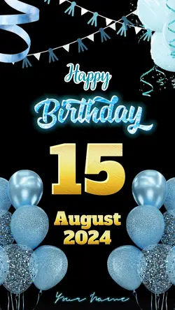 Birthday 15 August