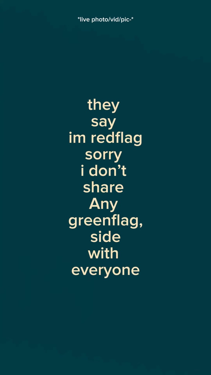 Soy una bandera verde