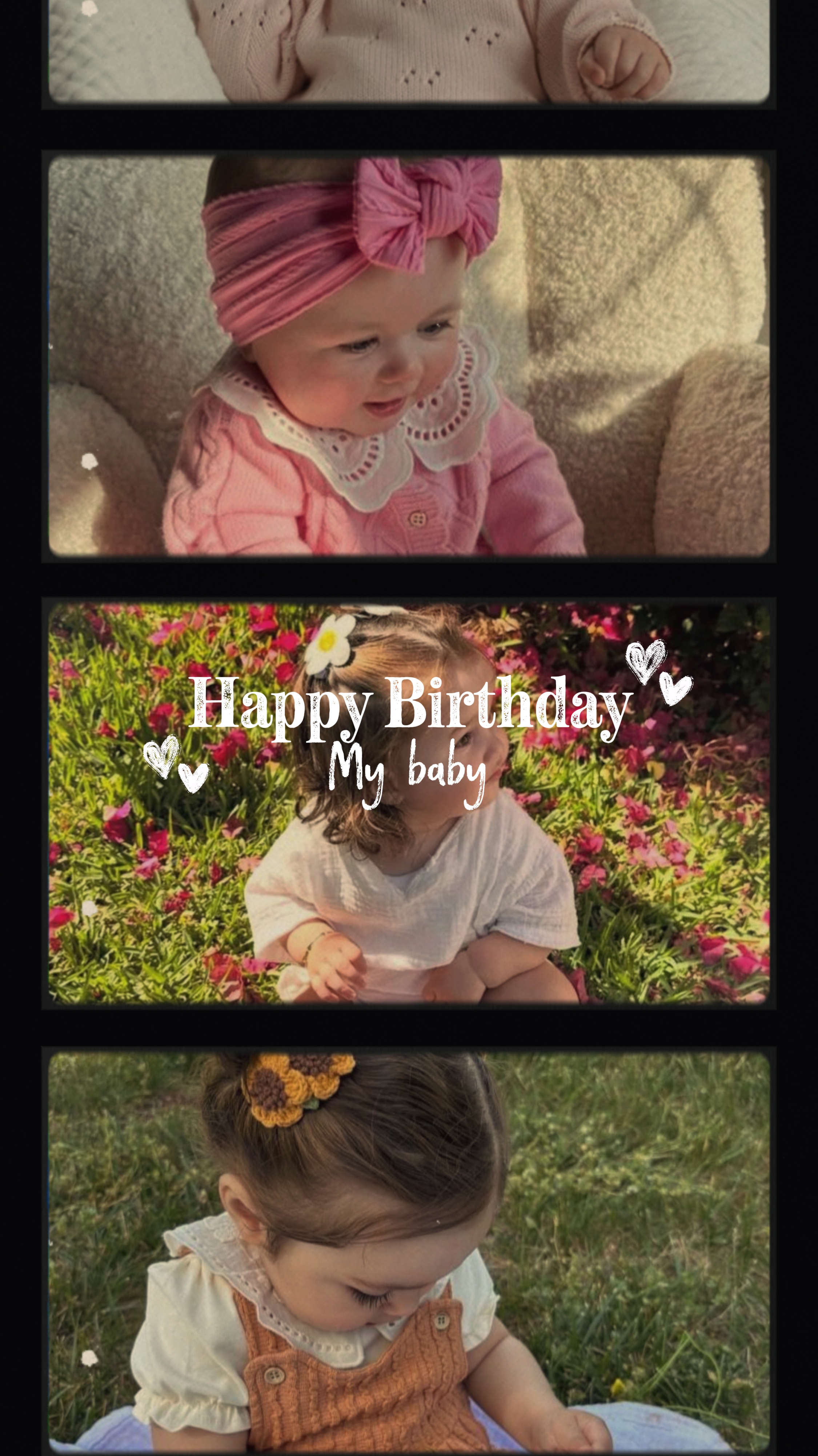 Birthday baby