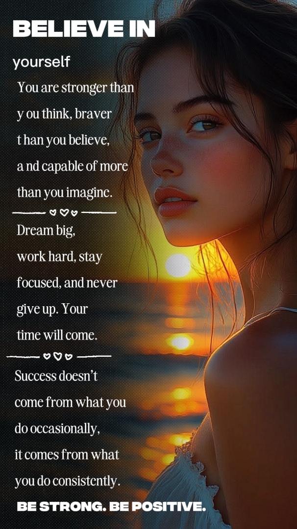 Acredite em si mesmo