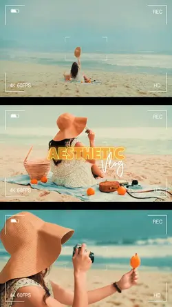Aesthetic vlog