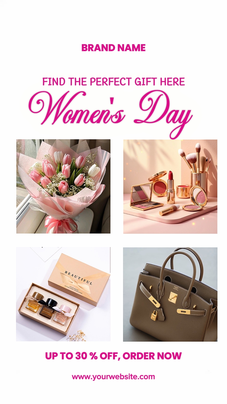 Rebajas del día de la mujer 