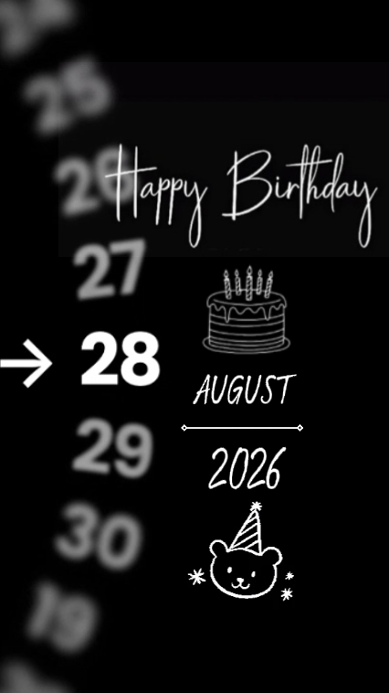 BDAY DAUGHTER 28 AUG