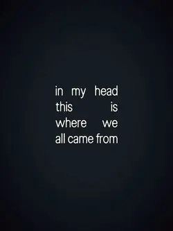 in my mind