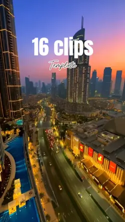 16 clips template