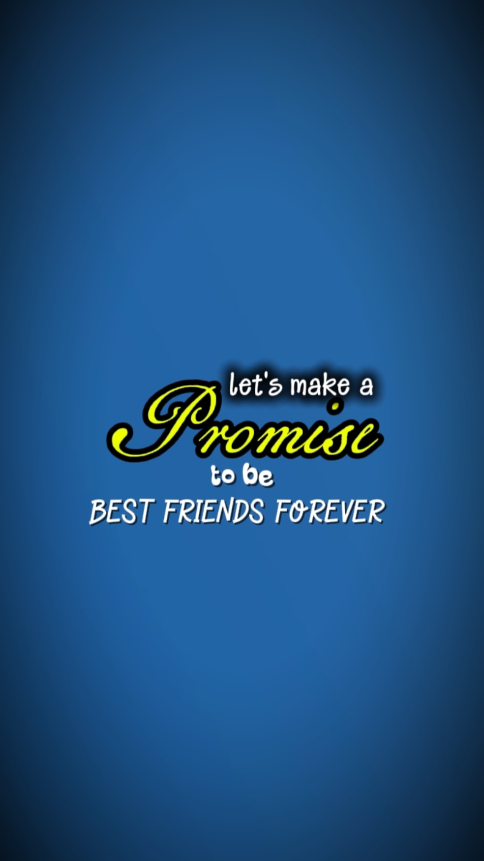 Promesa de mejor amiga 