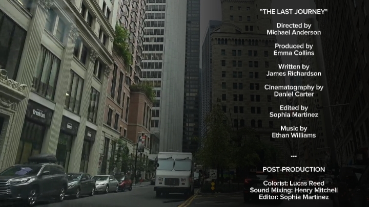 Outro Credits Film