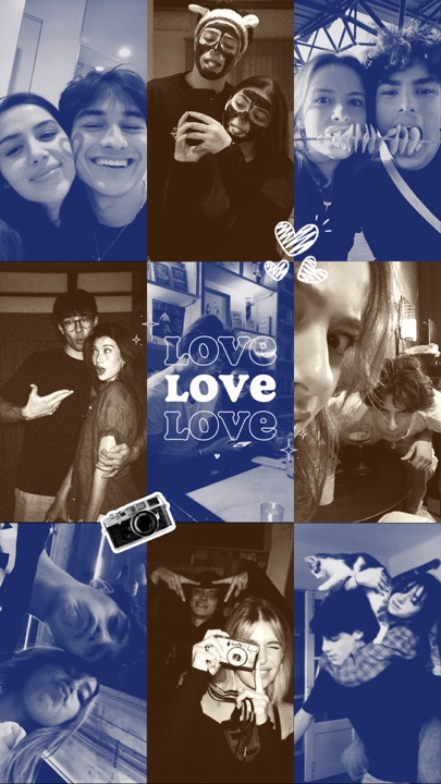 Collage: Liebe dich
