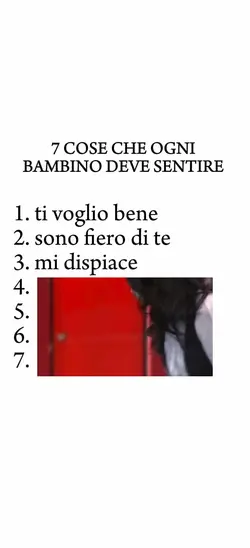 7 COSE DA SENTIRE