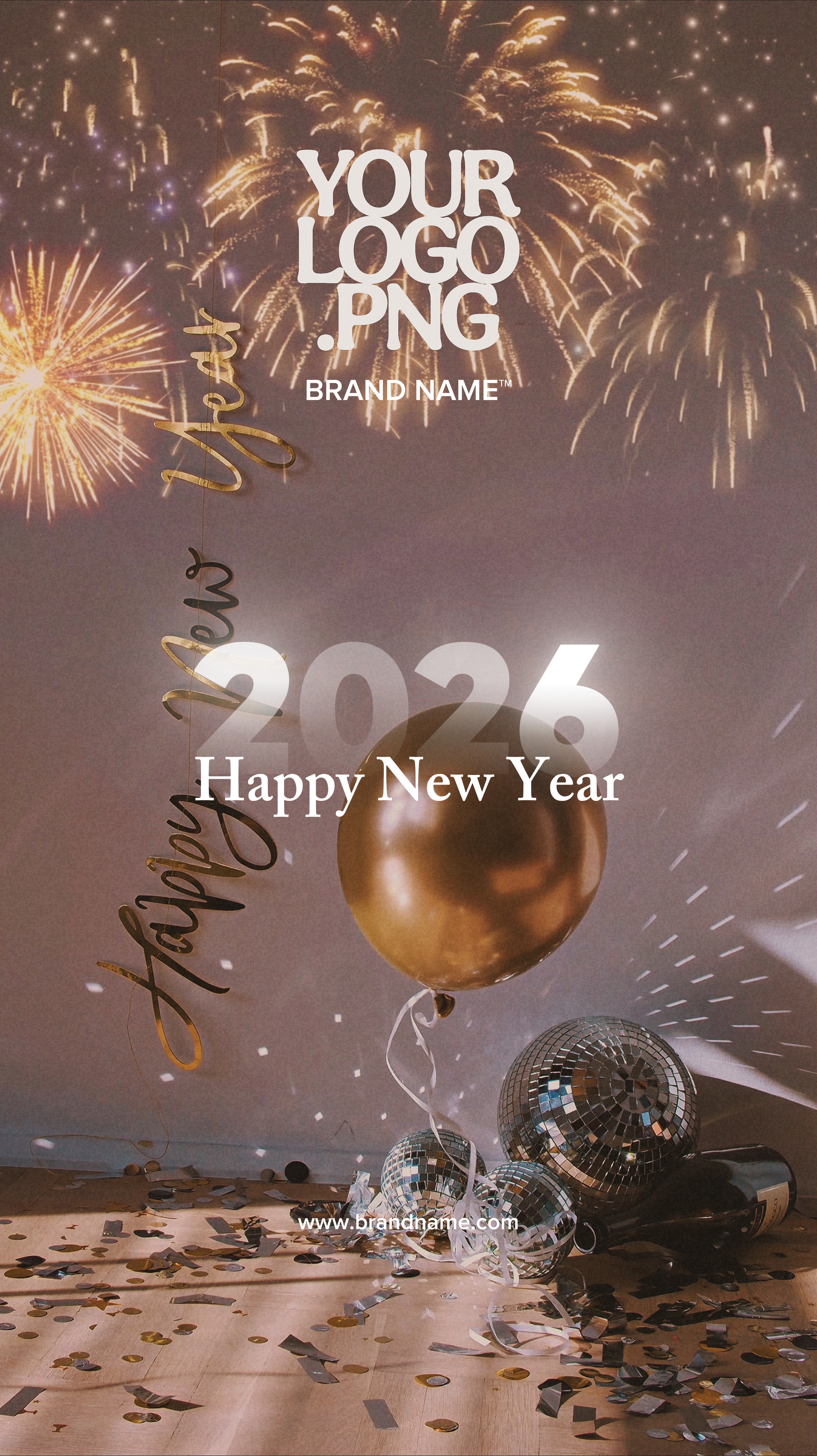 COMPTE À rebours du Nouvel An